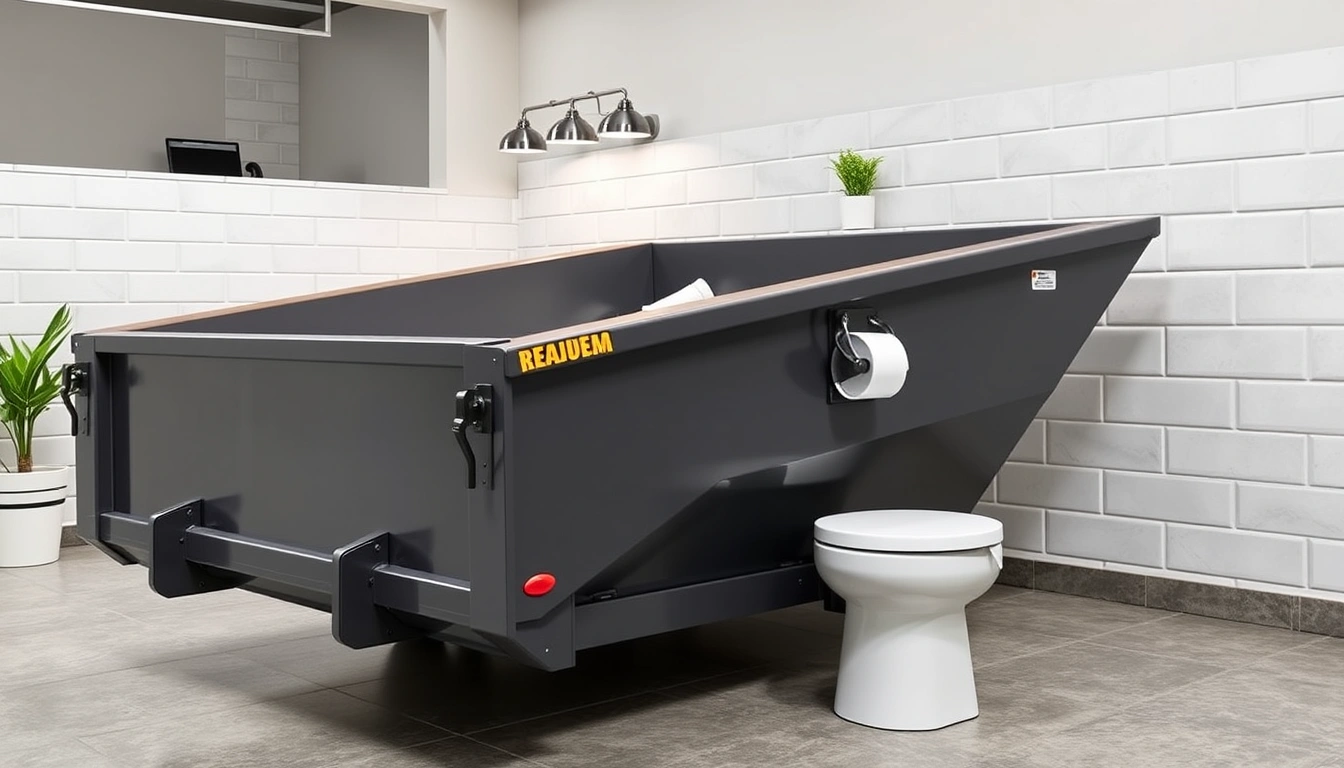 Bathroom remodel dumpster rental: right size, cost, and weight