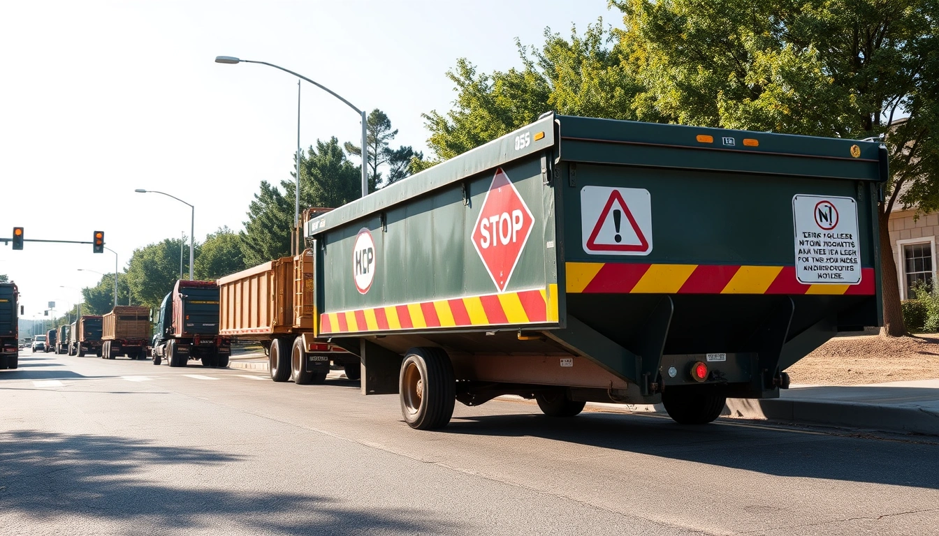dumpster on street rules Georgia