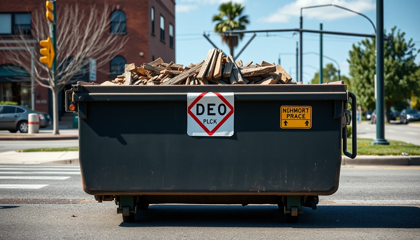 dumpster on street rules Georgia