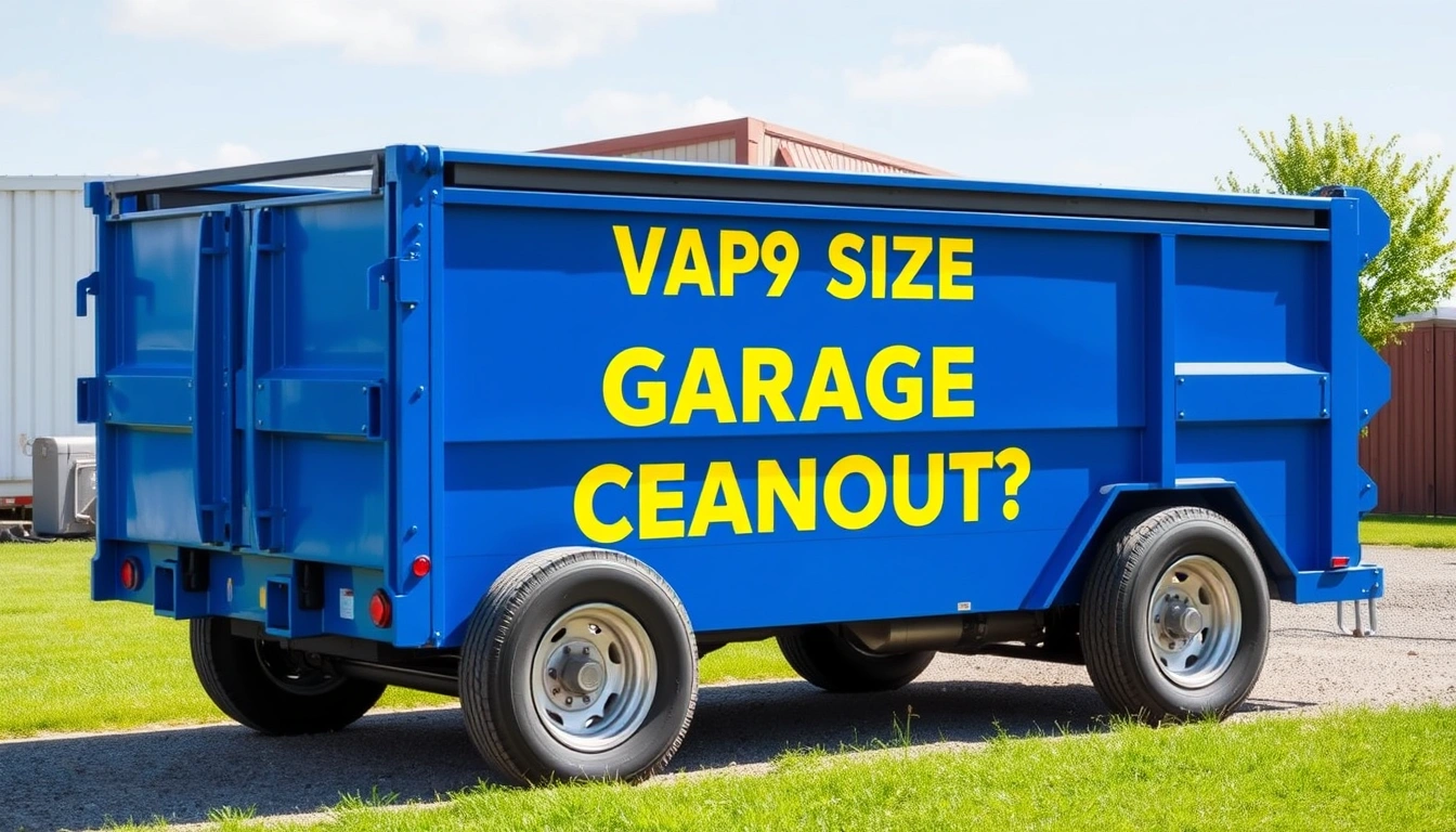 What size dumpster for garage cleanout: 10 or 20 Yard?